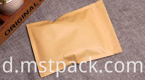 Zip lock flat bag